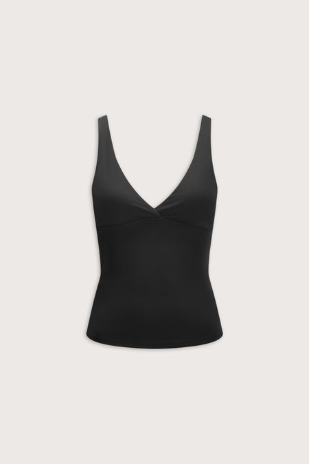 DayFlex V Neck Vest - Shadow Black