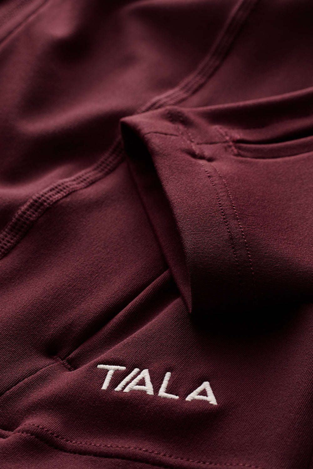 DayFlex Zip Through Sports Jacket - Burgundy