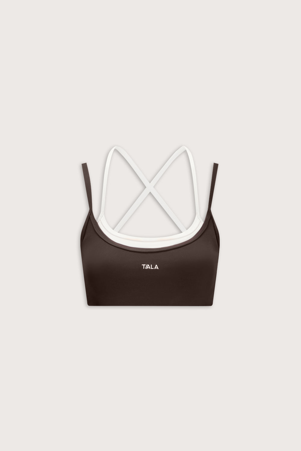 DayFlex Double Layer Sports Bra - Americano / Ivory