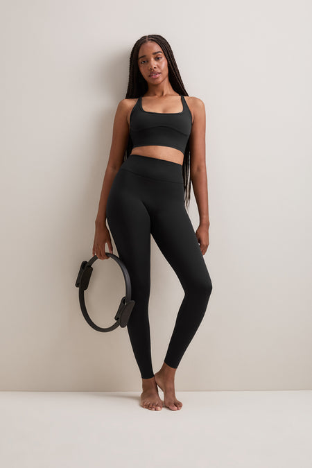 DayFlex High Waist No Front Seam Legging - Shadow Black