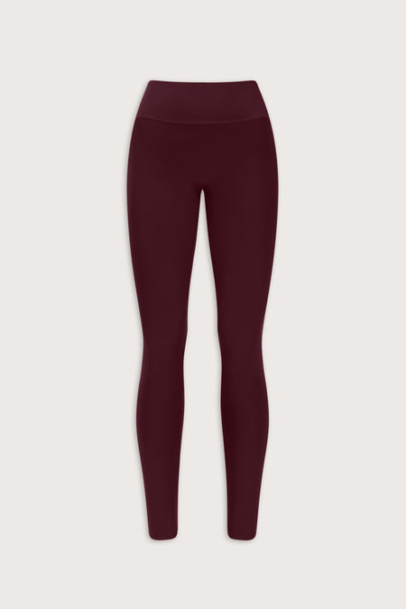 DayFlex High Waist No Front Seam Legging - Burgundy