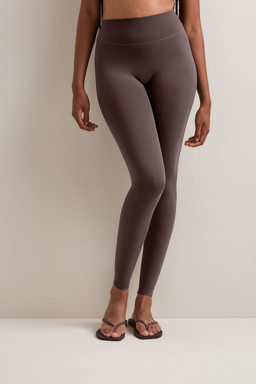 DayFlex High Waist No Front Seam Legging - Mocha Brown