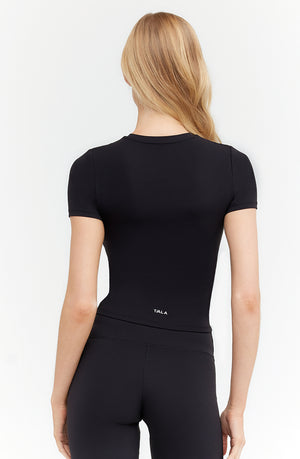 DAYFLEX BUILT-IN SUPPORT ESSENTIAL T-SHIRT - SHADOW BLACK