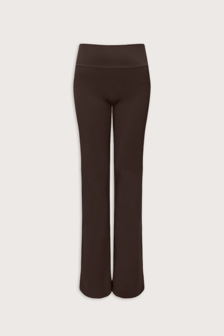 DayFlex High Waisted Flared Yoga Pant No Front Seam - Americano