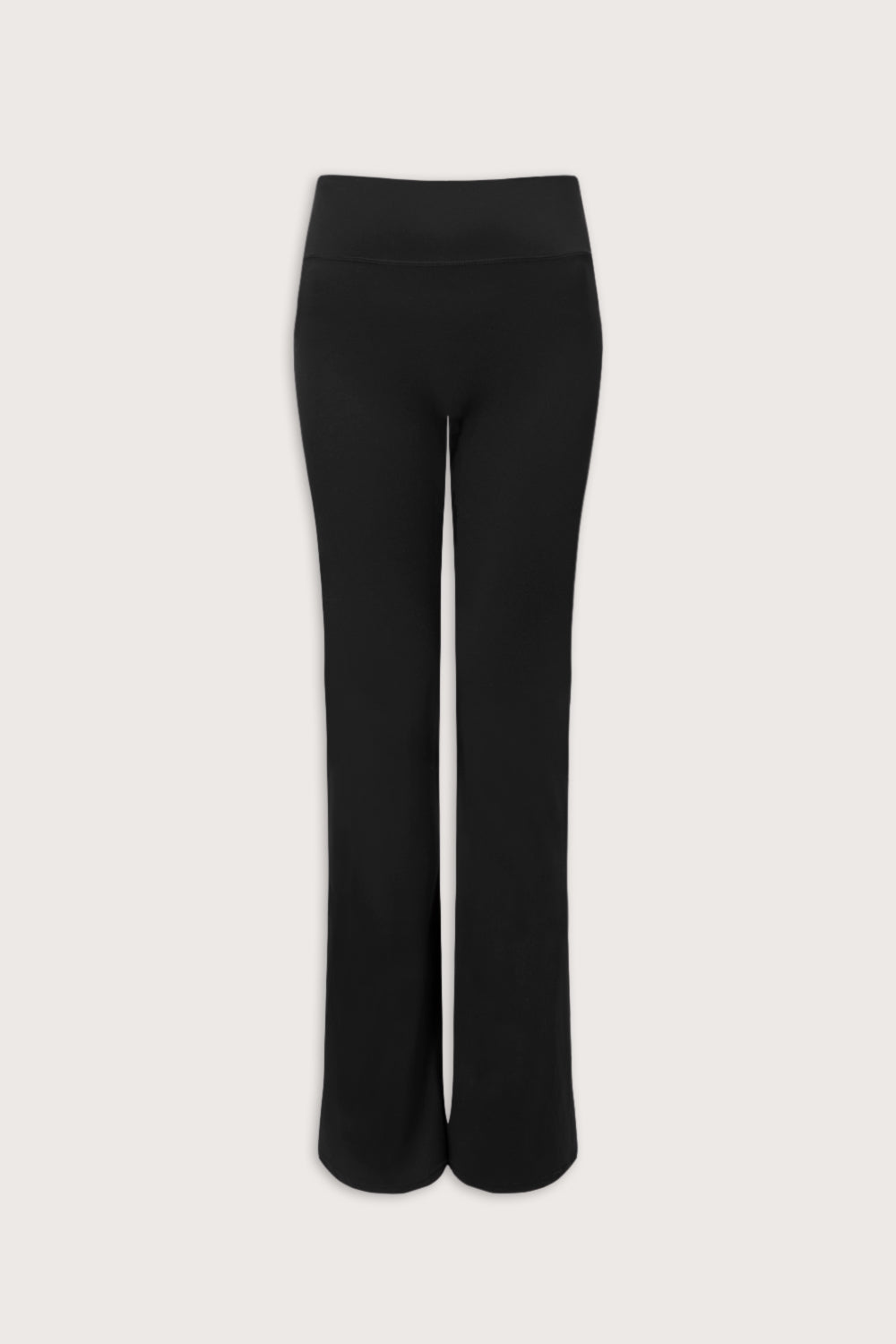 DayFlex High Waisted Flared Yoga Pant No Front Seam - Shadow Black
