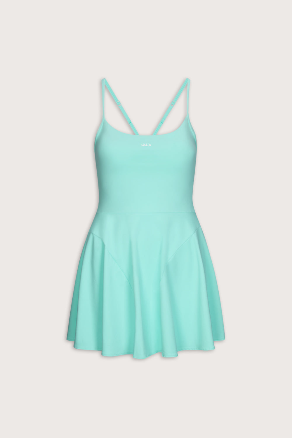 DayFlex Strappy Back Active Dress - Cyan Blue