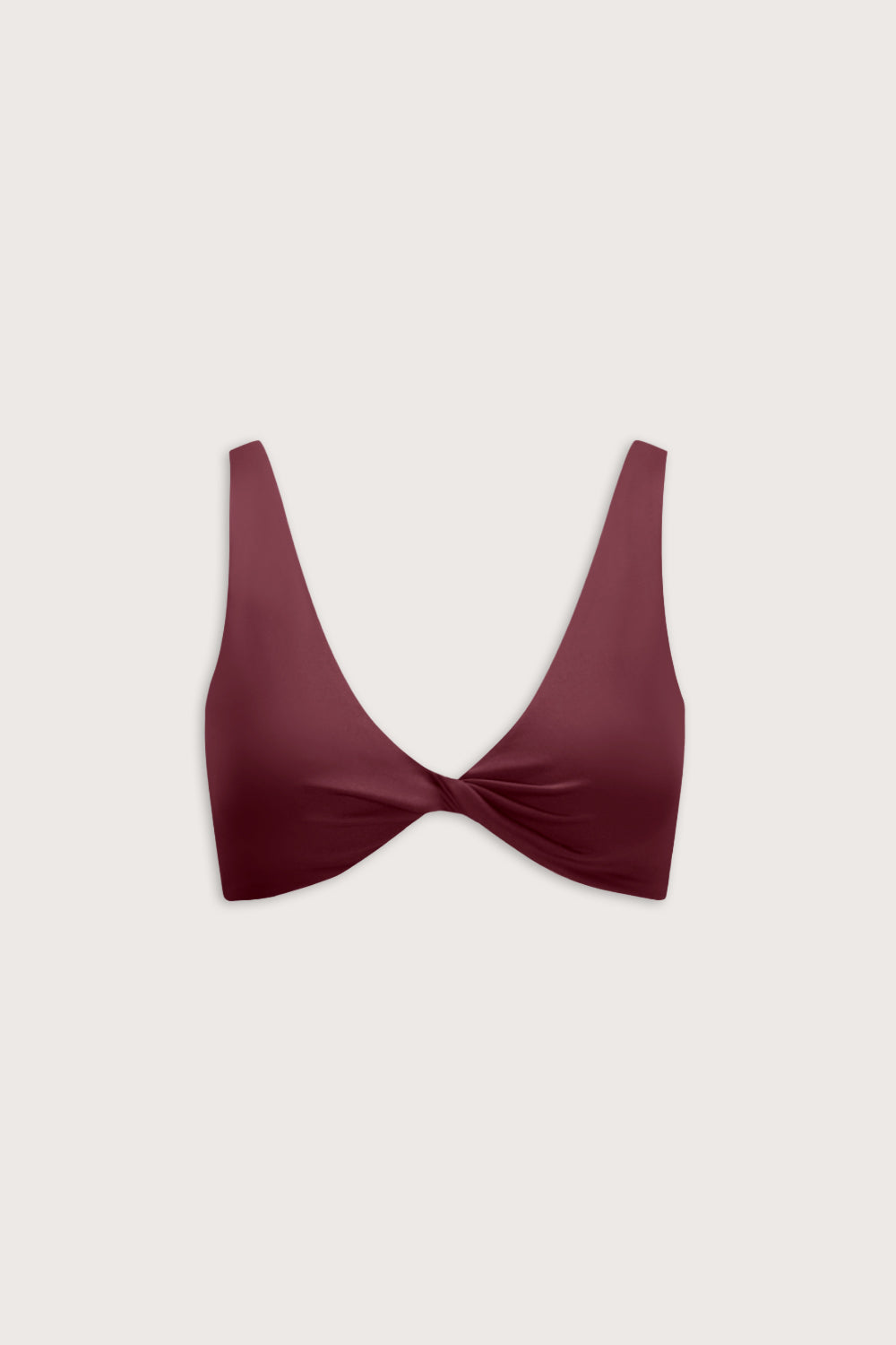DayFlex Twist Front Sports Bra - Burgundy