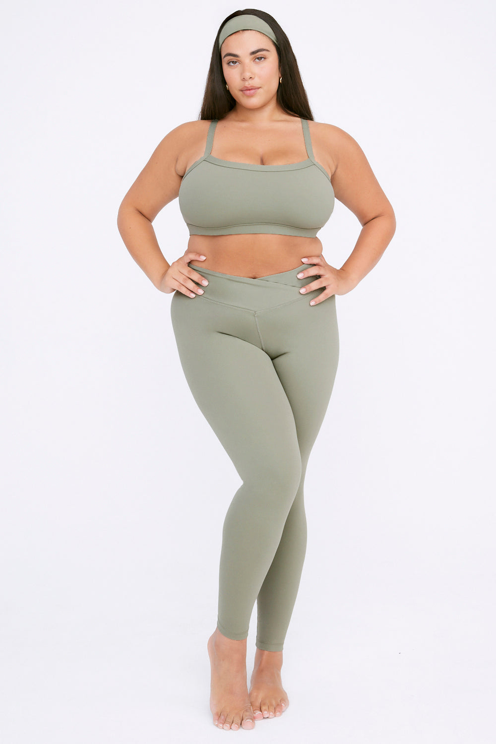 DAYFLEX WRAP HIGH WAISTED LEGGING - VINTAGE KHAKI – TALA