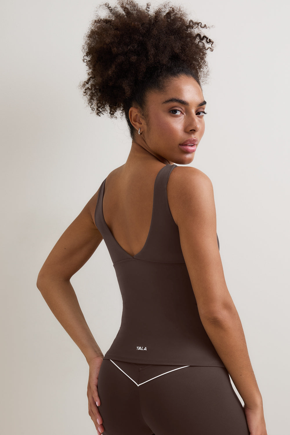 DayFlex V Neck Vest - Chestnut Brown