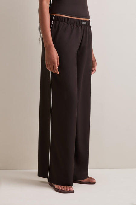 Wide Leg Studio Pant - Americano
