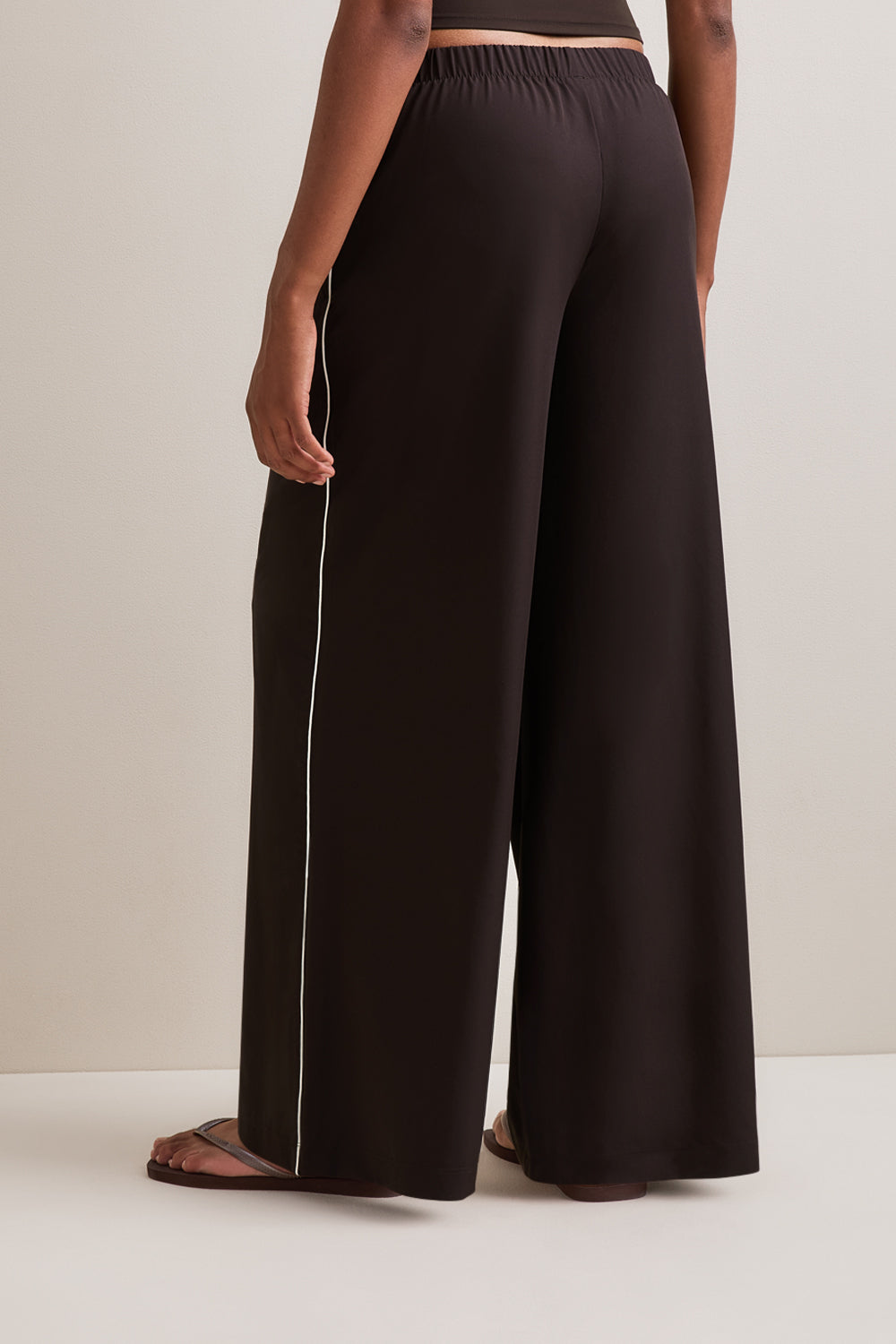 Wide Leg Studio Pant - Americano