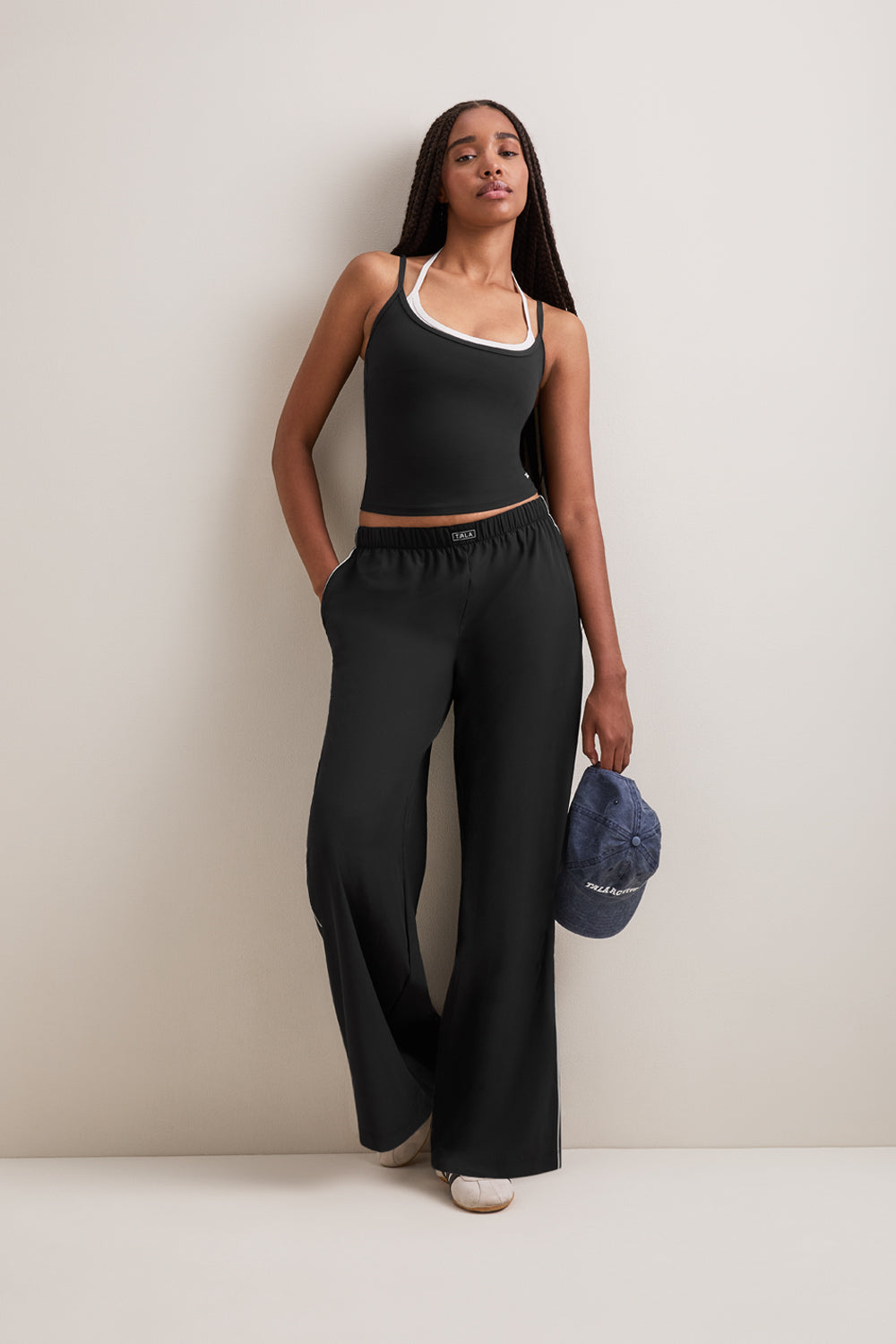 Wide Leg Studio Pant - Black