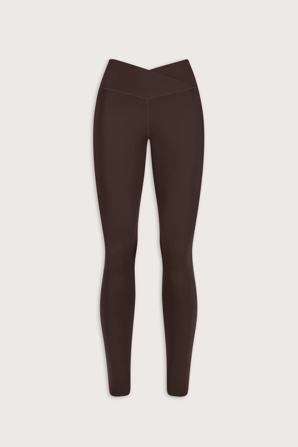DayFlex Wrap High Waisted Legging - Chestnut Brown