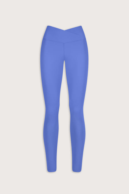 DayFlex Wrap High Waisted Legging - Iris Blue