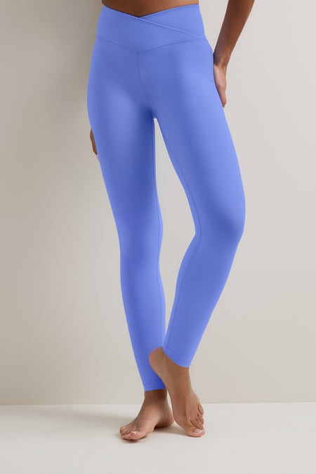 DayFlex Wrap High Waisted Legging - Iris Blue