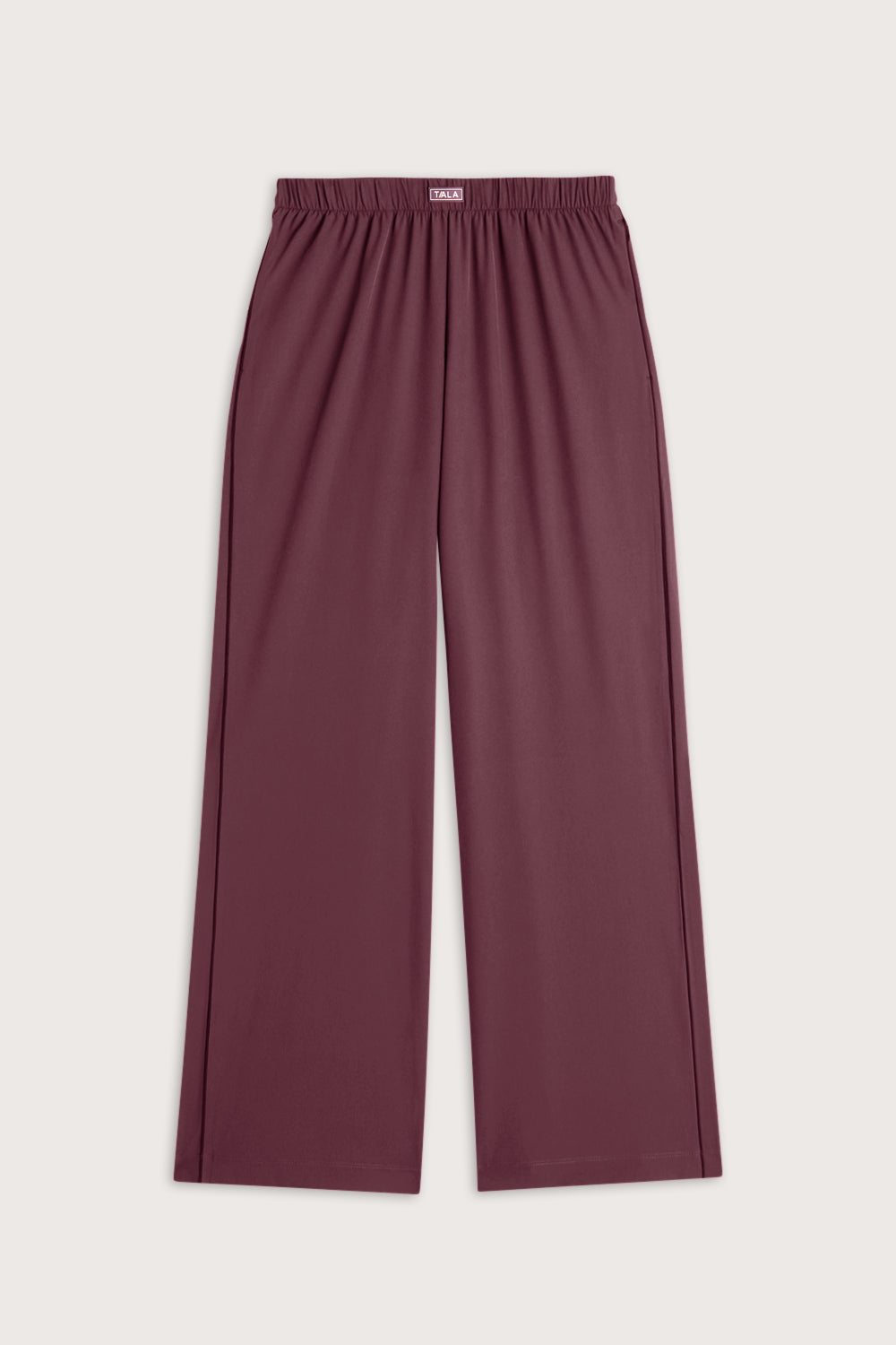Wide Leg Studio Pant - Light Fig & Fig