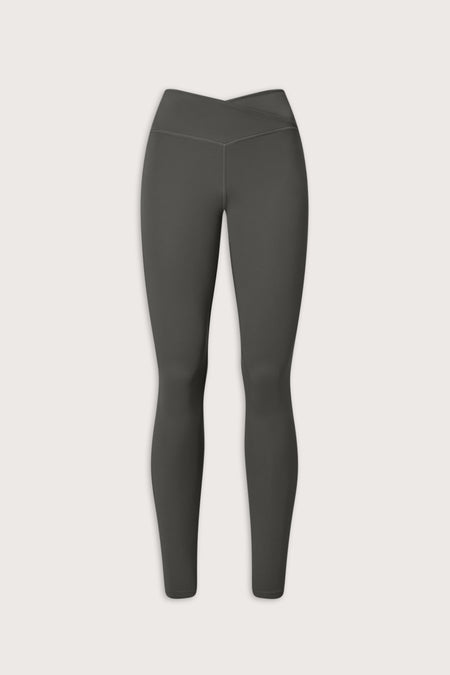 DayFlex Wrap High Waisted Legging - Dark Olive