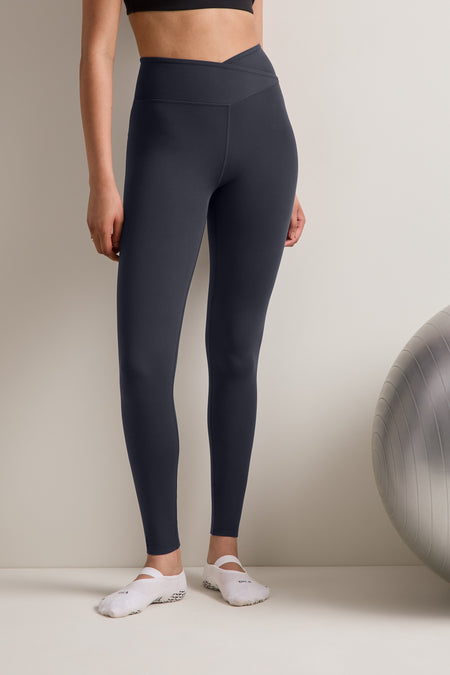 DayFlex Wrap High Waisted Legging - Midnight Navy