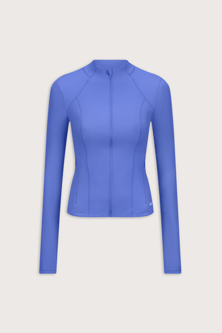 DayFlex Zip Through Sports Jacket - Iris Blue