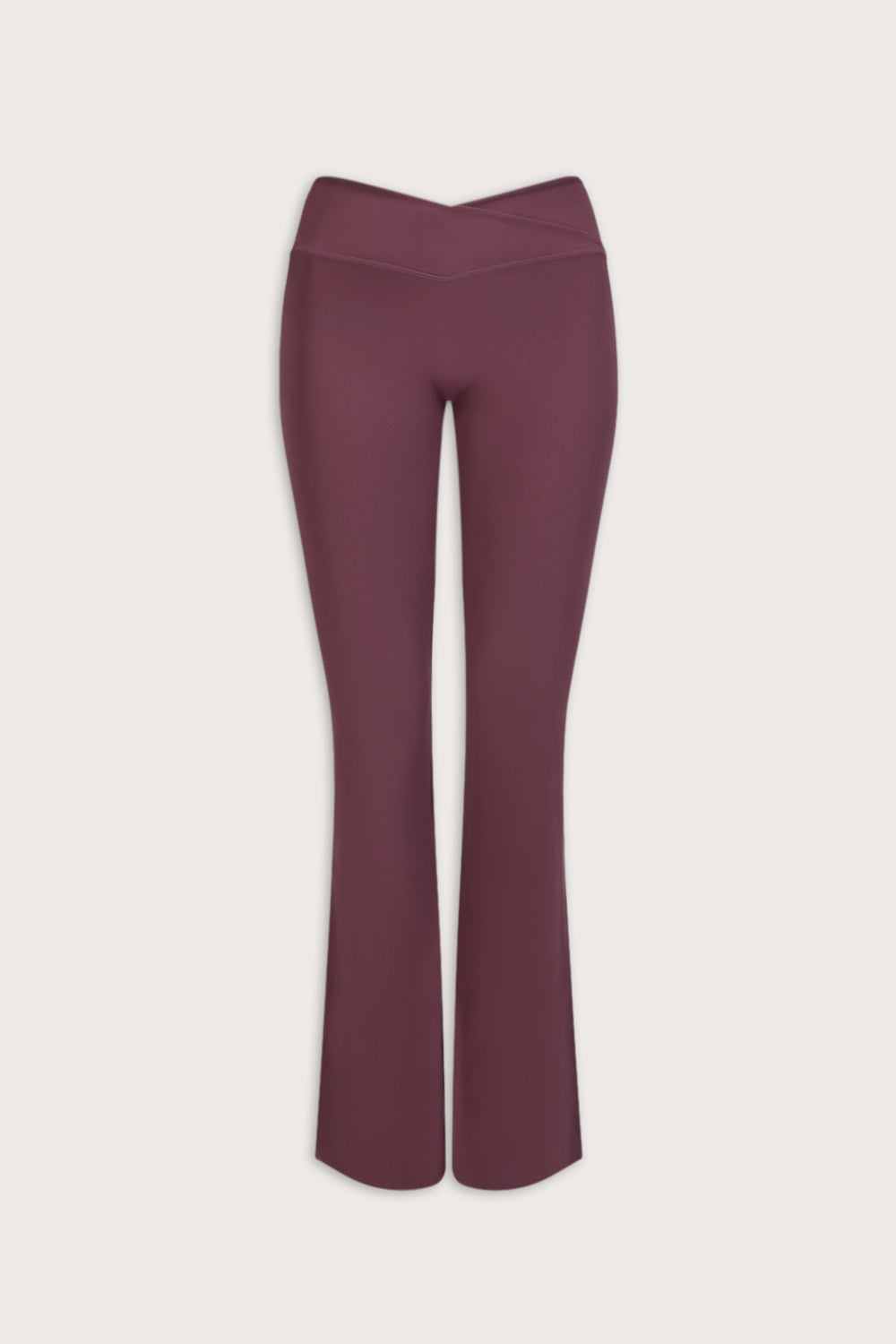 DayFlex Wrap Flared Yoga Pant No Front Seam - Light Fig