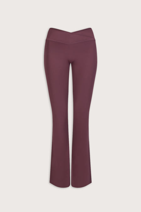 DayFlex Wrap Flared Yoga Pant No Front Seam - Light Fig