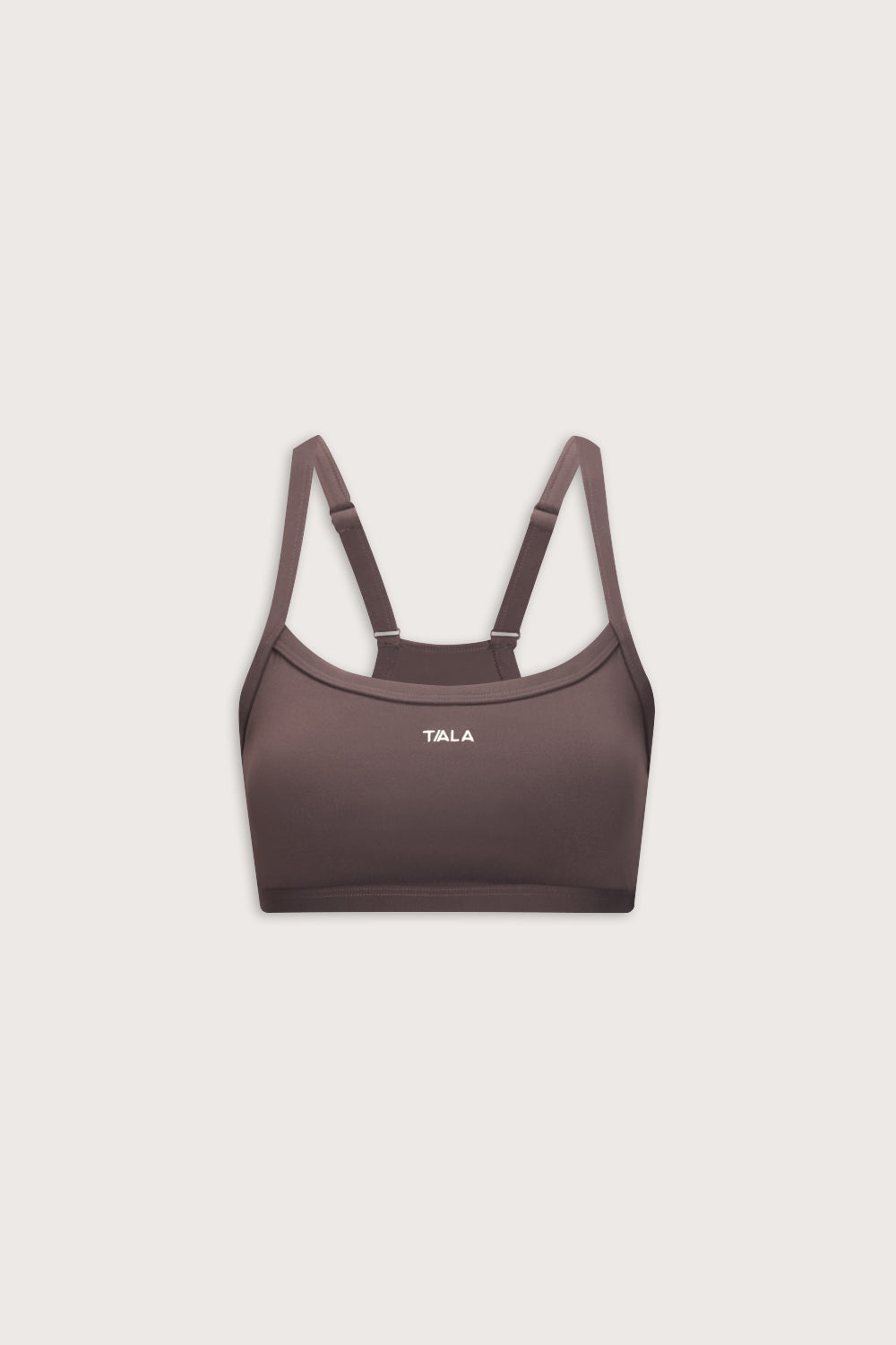 DayFlex Bandeau Sports Bra - Mocha Brown