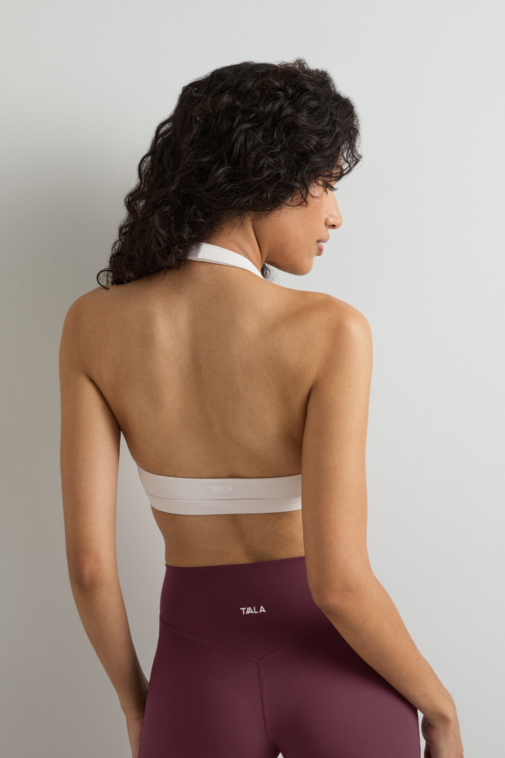 DayFlex Halter Sports Bra - Ivory