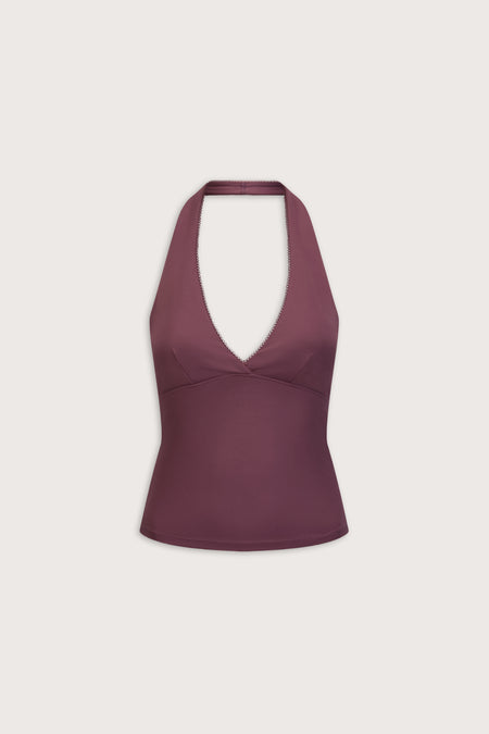DayFlex Halter Tank - Light Fig