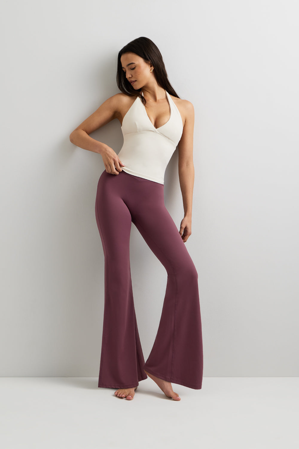 DayFlex Halter Tank - Ivory