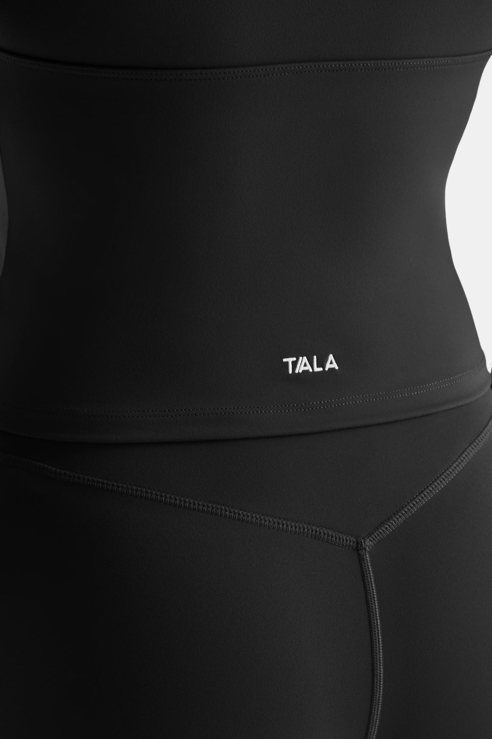 DayFlex V Neck Top - Shadow Black