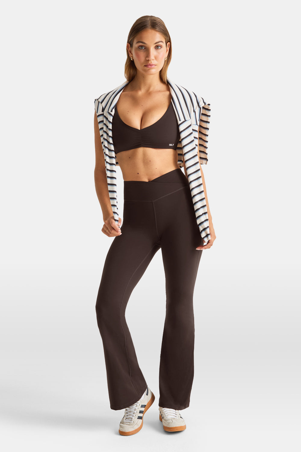 DayFlex Wrap Flared Yoga Pant - Americano