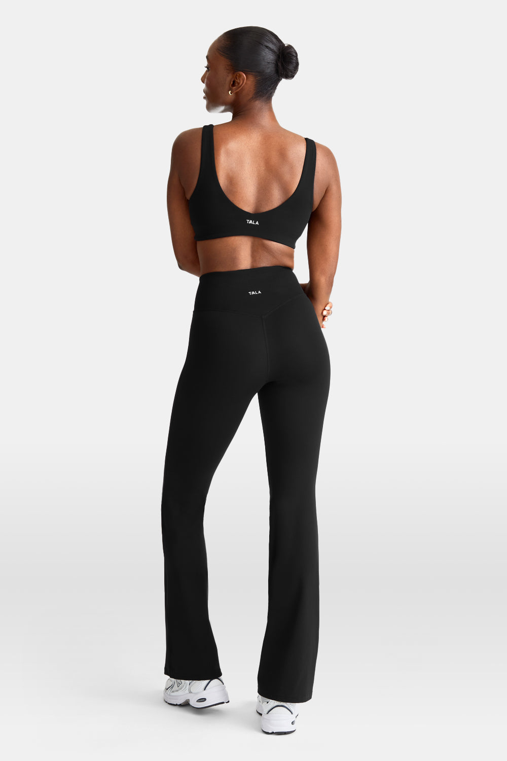 DayFlex Wrap Flared Yoga Pant - Shadow Black