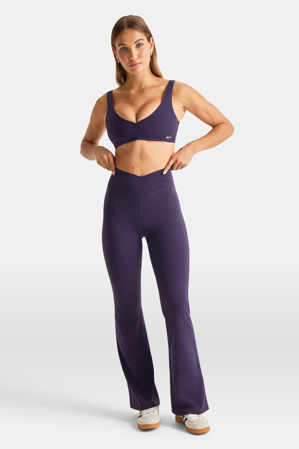 DayFlex Wrap Flared Yoga Pant - Dusk