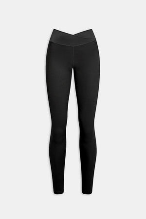 DayFlex Wrap High Waisted Legging - Shadow Black