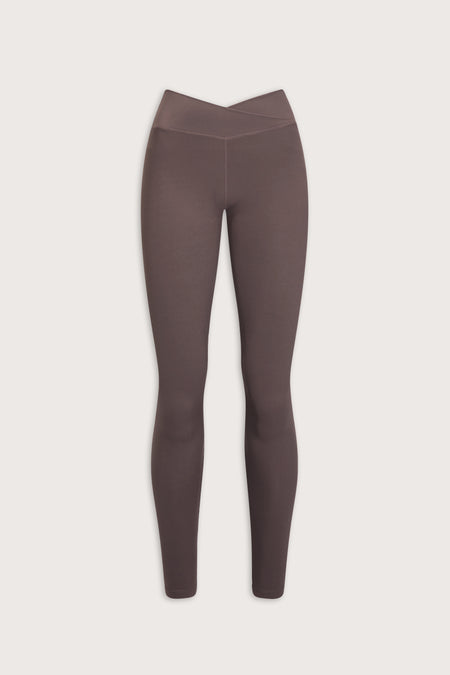 DayFlex Soft Wrap Legging - Mocha Brown
