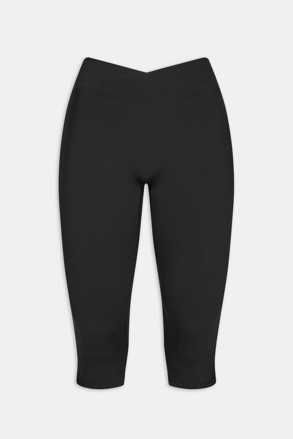 DayFlex Wrap Capri No Front Seam Legging - Shadow Black