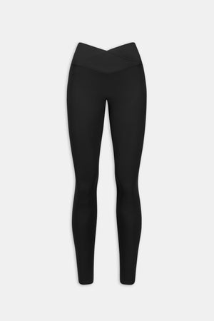 DayFlex Wrap High Waisted Legging - Shadow Black