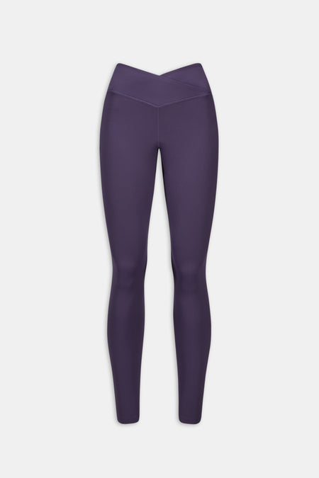 DayFlex Wrap High Waisted Legging - Purple Dusk