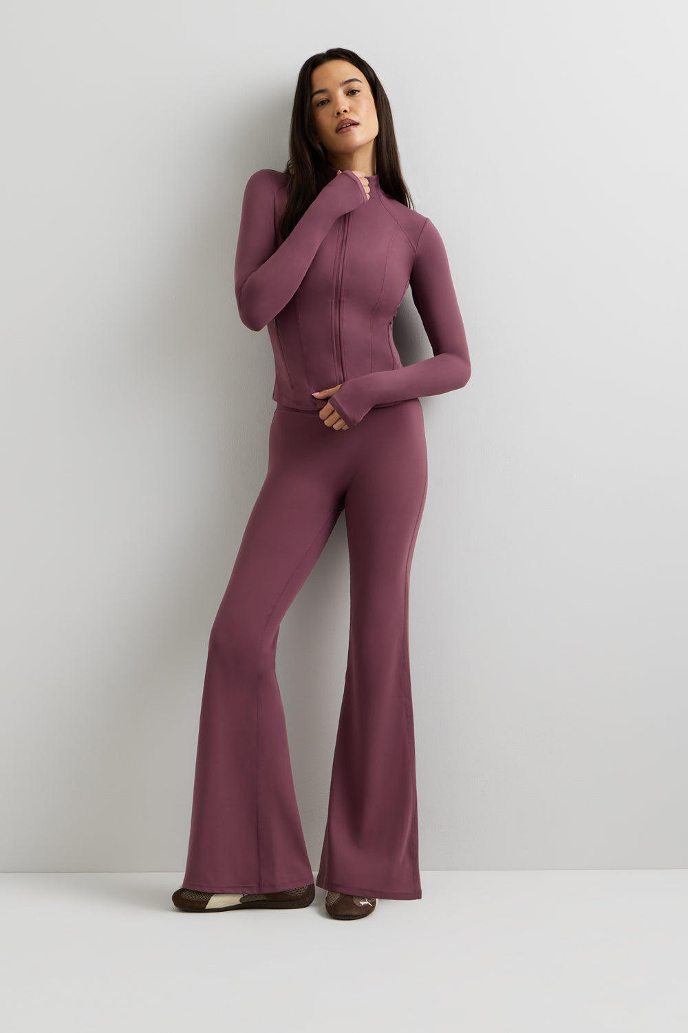DayFlex Zip Through Sports Jacket - Light Fig