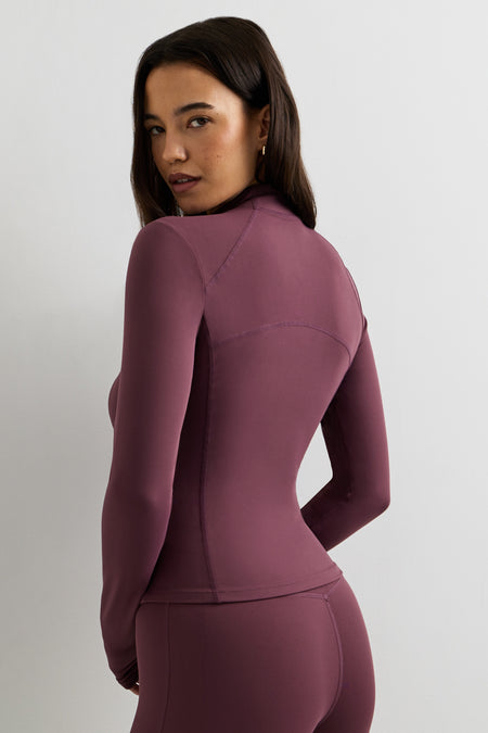DayFlex Zip Through Sports Jacket - Light Fig