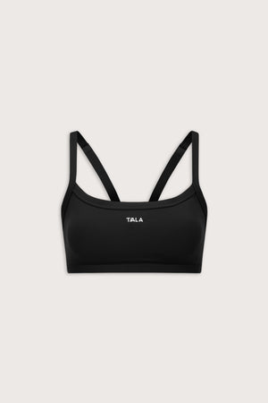 DayFlex Bandeau Sports Bra - Shadow Black