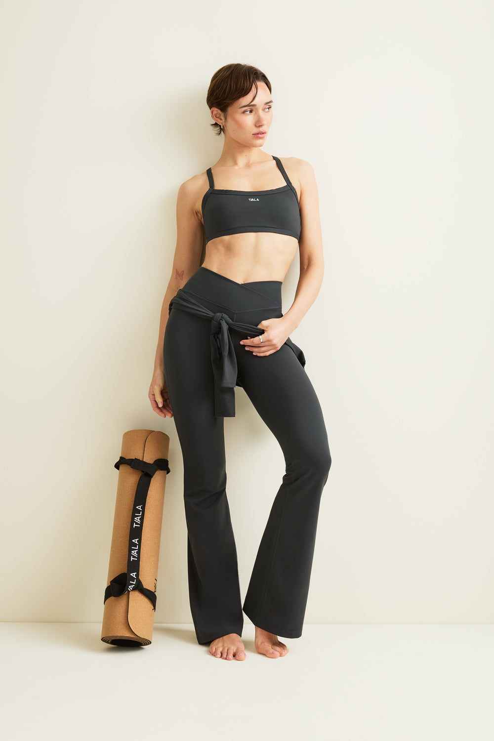 DayFlex Bandeau Sports Bra - Slate Green