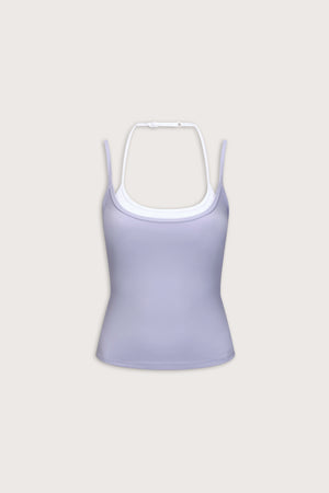 DayFlex Double Layer Vest - Lilac / Grey Marl