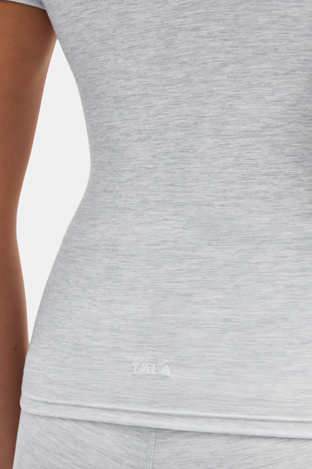 DayFlex Essential Full Length T-Shirt - Grey Marl