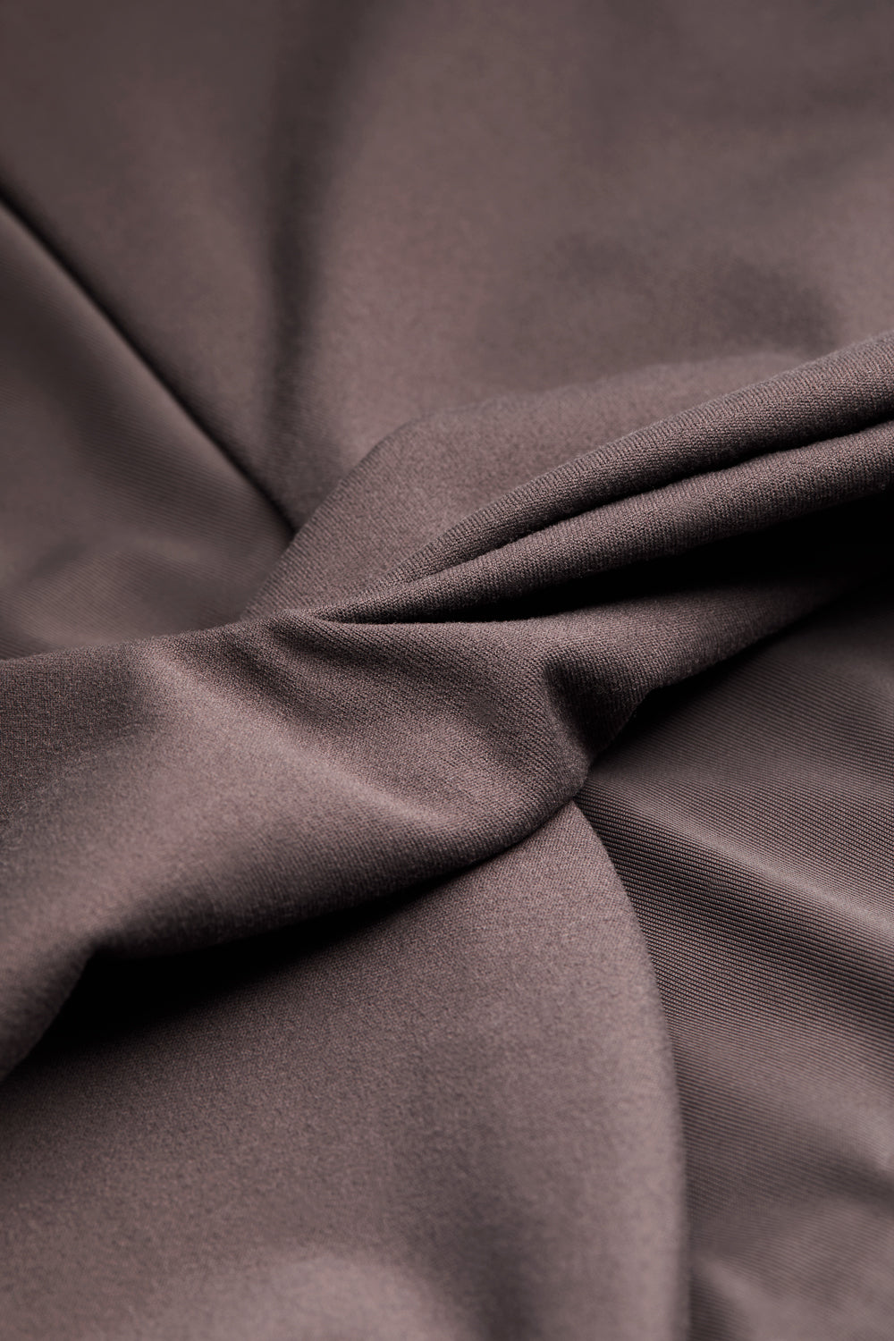 DayFlex Twist Front Long Sleeve Top - Mocha Brown