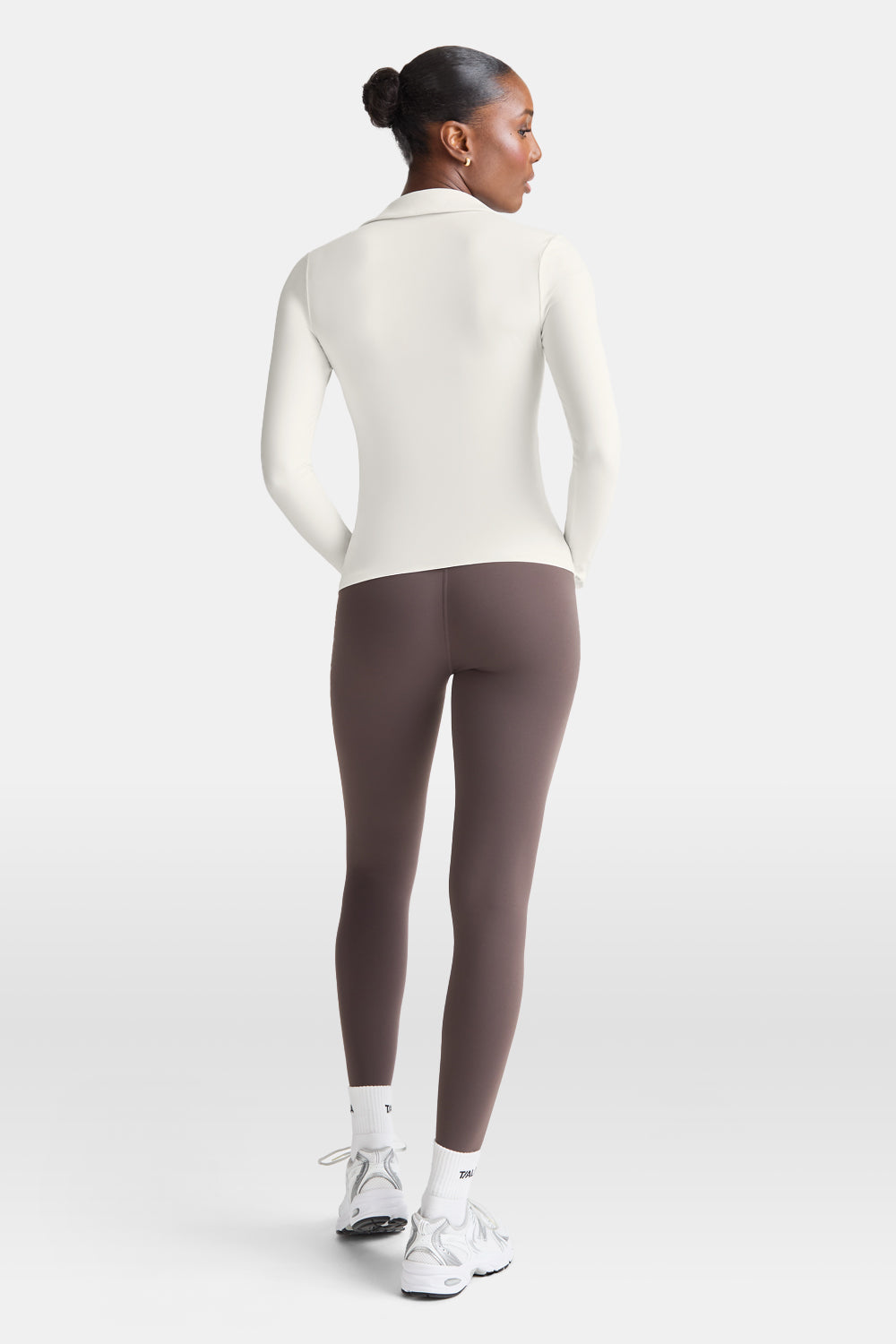 DayFlex Long Sleeve Lightweight Polo - Ivory