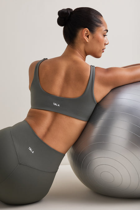 DayFlex Wrap High Waisted Legging - Dark Olive