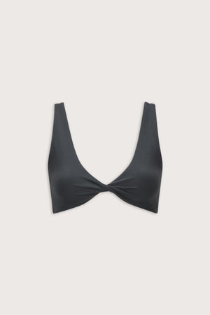 DayFlex Twist Front Sports Bra - Slate Green