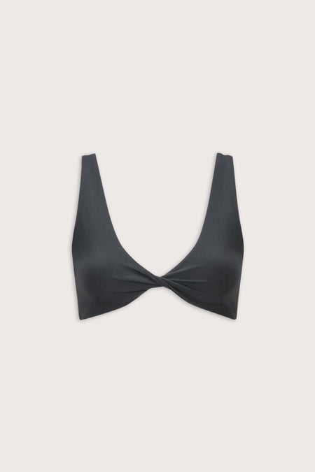 DayFlex Twist Front Sports Bra - Slate Green