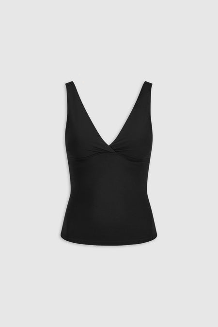 DayFlex V Neck Vest - Shadow Black